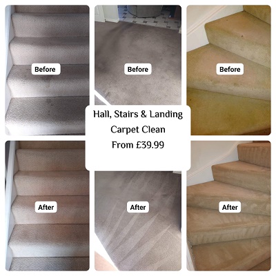 Professional Cleaned Stairs